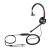 声迪尔S100NC单耳双插头客服电销话务员耳机耳麦