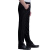 比鹤迖 BHD-2902 厨师工作裤职业裤 黑色西裤[无松紧]L 1条