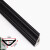 瑞易极盛PVC阴角线收边条木地板阴角条装饰线压条三角线条+无背胶小号纯黑色2.5米/根-20根/件