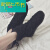 新款上市雪地靴女创意韩版学生针针织毛线加绒加厚防滑冬高筒灰色棉鞋 灰色 35