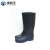 沸耐笙 FNS-33411 PVC雨鞋高帮农田水鞋工作鞋 黑色40 1双