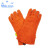 威特仕/WELDAS10-2101斜拇指款焊接手套全套手指无缝防火耐磨隔热锈橙色1对装 10-2101