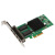 DIEWU I350四口千兆网卡 PCI-E服务器4口千兆网卡 Intel i350t4 [限时促销]瑞昱芯片TXA066-811