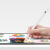 AJIUYU 触控笔适用于苹果平板电脑ipadpro手写笔Pencil主动式电容笔触屏笔  冰雪白（POM材质耐用）细头笔尖灵敏顺滑原笔迹 2024款iPad Air 11英寸平板A2902