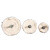 幕仓 4x50珠宝抛光布轮金属镜面抛光棉布轮T形圆柱磨头带柄白布轮 单位：个 蘑菇50mm 