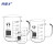科睿才高硼硅玻璃烧杯 耐高温 刻度杯化学实验 250ml带把柄烧杯（2个） 带把柄烧杯