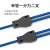 海乐(HAILE)铠装防鼠咬电信级单模双芯光纤跳线接头可选9/1255米HJ-2LC-LC-SK5