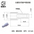 硬管接头M6螺纹倒锥接头卡套接头电磁阀接头PTFE特氟龙硬管用接头 M6螺纹压塞+压环 内径3.2mm PP 现货