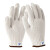登升（DS）劳保手套 加密棉纱线手套防滑耐磨白手套 工作防护手套12副 1102 