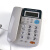 定制C168座式电话机 办公室有线固定座机单机来电显示免电池 中诺G072白色屏幕摇头免提通话