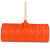 冰禹 BYQ-539 除雪铲推雪板扫雪锹清洁工具（2个）橙色木杆推雪铲