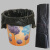 垃圾袋手提式中大小一次性黑色背心式塑料袋厨房 3件 正常37宽黑 32宽紫色加厚50 加厚