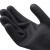威碟安健加厚工业耐酸碱乳胶手套防防化黑白胶皮手套 威碟55CM黑加厚
