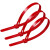 联嘉 活扣尼龙扎带 多功能理线带绑带 专业自锁式标签束线带 红色 宽7.5mm×长600mm