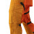 AP友盟 AP-2042单前幅皮裤 焊接用工作阻燃裤防火全皮 XXL码1条