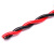 金龙羽 国标电线电缆 阻燃ZC-RVS2*1.5平方 双芯软线铜芯阻燃电源线 100米/卷 红黑色