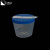 比鹤迖 BHD-6786 透明带孔一次性可转移标签尿杯标本采集杯 40ml掀盖尿杯蓝色盖子 100只