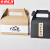 京洲实邦 西点烘培包装盒手提式外卖打包纸盒【牛皮纸小号*20个/11.5*8.5*8cm】ZJ-4164