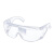 防尘眼镜工业粉尘打磨防飞溅风沙冲击透明有机玻璃劳保眼罩护目镜 细小孔眼镜