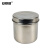安赛瑞 不锈钢消毒罐（2个装）304不锈钢实验室酒精棉球缸药膏缸油膏缸 8cm 600119