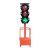 湖南红绿灯交通信号灯驾校场地可移动手推升降式太阳能道路障灯 300-12可升降箭头灯90瓦