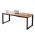 适用于简易电脑桌钢木书桌简约现代双人经济型办公桌子台式桌写字 长200*宽80*高74