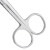 午励 实验用剪刀 不锈钢实验室手术剪刀 弯刀 组织直圆18cm 