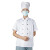 大杨C-003春夏季厨师服短袖上衣 后背透气 白色 XL码 西餐厅食堂酒店厨房工装 定制