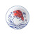 佩尔森日式餐具鲷鱼和风创意花彩陶瓷家用陶瓷盘子碗碟套装摩登 5寸米饭碗 90装一箱