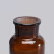 大广口瓶透明实验室化工采样石油瓶小口磨口样品瓶试剂瓶玻璃棕色 250ml棕色广口