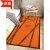 DZQ爱马士橙别墅轻奢地毯客厅大面积适用爱马仕橙色床边卧室床边毯 魅力橙色 HOME 定制