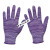定制手套干活用的 夏季薄款尼龙线 透气工作耐磨手套劳保弹力适配 定制紫色尼龙手套(36双)适配 定制L适配