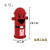 卡通垃圾桶大号带盖幼儿园室外消防栓可爱创意分类户外商用垃圾箱 黄 100cm大号