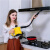 物理清洗加湿器喷头刷型喷雾B器油烟厨房便捷高温高压蒸汽机定做 黄色