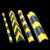 交通标志柱停安全保护橡胶轮廓停车位防撞标条车库包墙边护角圆角 60CM圆护角/1.6KG