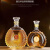 百春宝高档白瓶玻璃空瓶XO洋酒瓶路易十三威尼忌水晶玻璃密封摆件 750豪生白兰地