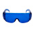 脱毛仪器眼镜光子遮光美容院专用防护镜激光防护眼罩墨镜 玫红遮光眼罩(圆底软款)