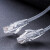 常讯 超五类非屏蔽芯网线 双绞电线电缆 室内网络线 铜包银0.4 灰色 300米/箱