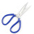 海斯迪克 HKCL-145 皮革剪刀剪子 办公工业用裁缝剪 皮革专用大剪刀 打包剪刀 蓝色P01