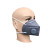 保为康 1890V头戴式带呼吸阀防尘活性炭口罩 KN95防护口罩  定做 1盒（30 只/盒）