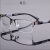LISM黑色适用于电焊蓝光焊工蓝光男防眼镜半框平光镜 防眼镜炫酷高清 高清无度数