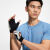 速保 健身男手套专业竞技舒适透气防滑耐磨女半指手套运动配件 粉灰AXWS042-2 L