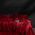 OTHER法式轻奢婚庆天丝四件套真丝床单被套大红色结婚婚嫁床品高端套件 酒红色 1.2m床单款四件套：被套150