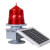 航空障碍灯TGZ-122LED太阳能电池高楼信号塔警示灯红光自动航标灯 直立支架
