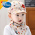迪士尼宝宝鸭舌帽春秋薄款0到1岁6女12个月3儿童男孩婴儿帽子可爱超萌夏 牛角鸭舌帽-粉色 单帽(1-2岁)