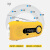 普舍（PUTSCHE）多功能收音机太阳能手摇发电应急防灾LED手电筒SOS救援 黄色含电池	