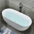 保温浴缸亚克力薄边浴缸无缝浴缸家用成人独立式欧式浴缸贵妃浴缸定制 空缸配置 1.5m