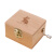 木质复古手摇八音盒发条式音乐盒diy创意送女生日礼物礼品 圆形龙猫打伞(发条式)