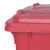 白云清洁（baiyun cleaning） AF07321 新国标分类垃圾桶大号户外环卫商用带盖带轮室外物业垃圾箱加强款 红色120L-有害垃圾