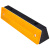 冰禹 长方形轮廓标 高速公路护栏梯形反光标识交通路标安全设施 方形单面黄（6只装）BYP-332